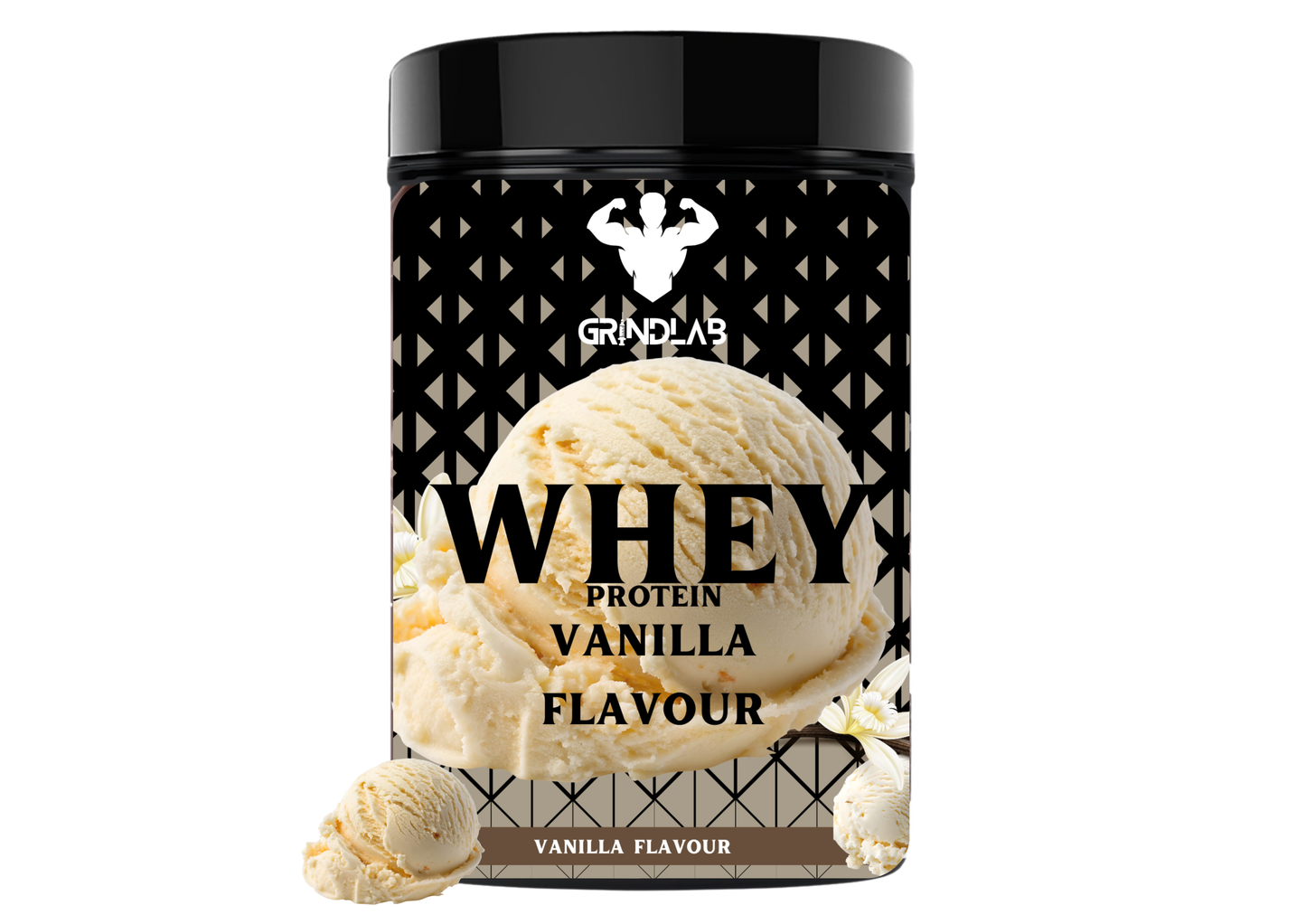 GrindLAB Whey Protein - Vanilla - 500g